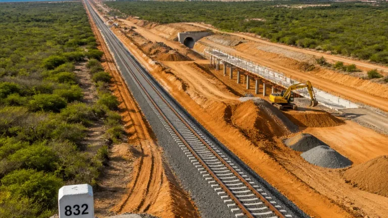 Transnordestina atinge 832 km no Ceará e avança rumo ao Complexo do Pecém