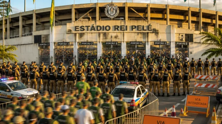 Uberlândia enfrenta esquema de segurança reforçado em jogo decisivo no Rei Pelé