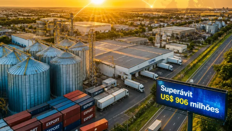 Uberlândia registra superávit recorde de US$ 906 milhões na balança comercial em 2026