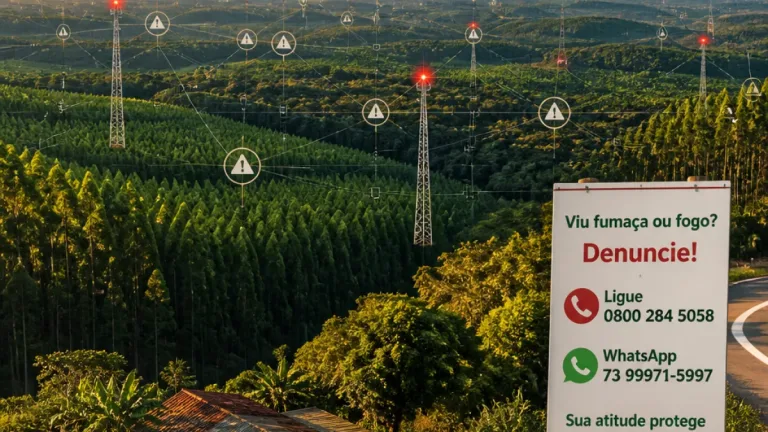 Veracel amplia vigilância e mobiliza comunidades contra incêndios no Sul da Bahia