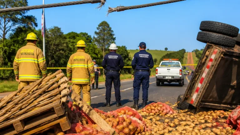 Vereador de Treze de Maio morre esmagado por carga de batatas em acidente de trabalho