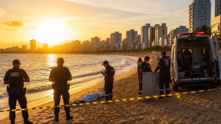 Vila Velha: homem é encontrado morto na Praia de Itaparica entre os postos 16 e 17