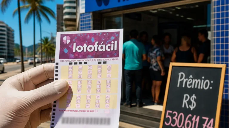 Vila Velha tem aposta simples vencedora da Lotofácil e ganha R$ 530,6 mil