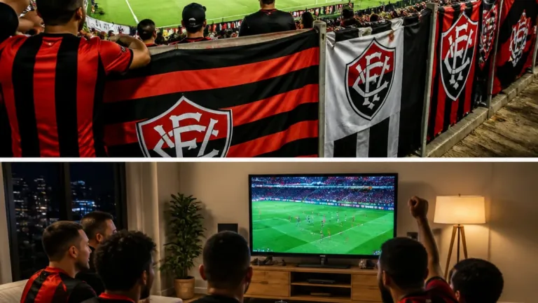 Vitória encara o Vasco nas quartas da Copa do Brasil; transmissão alcança Vitória
