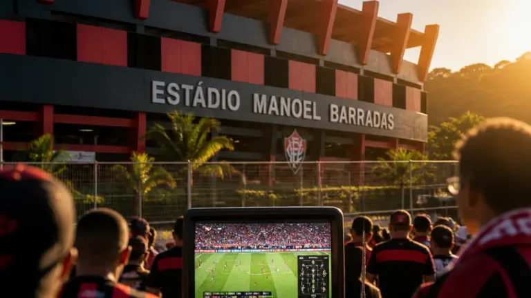 Vitória enfrenta Botafogo no Barradão pela 23ª rodada; capixabas acompanham transmissão