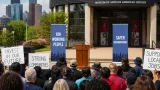 Brandon Johnson officially seeks second term with coalition message in DuSable rally