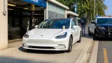 Burnaby driver fined $190 after Tesla parked on Holdom SkyTrain sidewalk