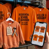 Founder of Orange Shirt Day decries sale of provocative T‑shirts tied to residential school debate
