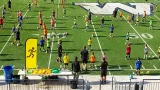 Nearly 70 kids take the field at Blue Bombers–KidSport skills camp in Winnipeg