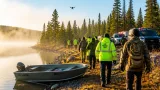 One hunter found dead near Black Lake as search continues for second missing man