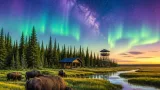 Wood Buffalo National Park: vast boreal wilderness, endangered species and a premier Dark Sky site