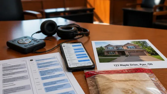 911 call, texts and blood evidence highlighted in Ajax murder trial
