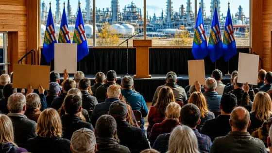 Alberta faces pushback as second town hall on $13-billion AI data centre plan heads to Redwater