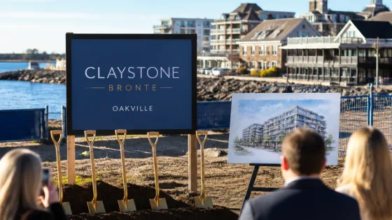 Claystone condo project breaks ground in Oakville’s Bronte as first Canada venture for HHP