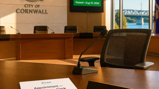Cornwall names Tracey Beauregard interim city clerk as council passes bylaw