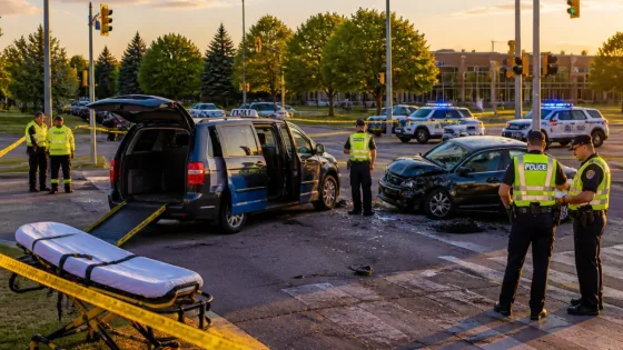 Fatal crash in Ajax leaves 65-year-old passenger of wheelchair-accessible taxi dead