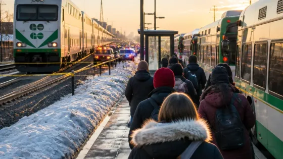 Milton commuters face significant delays after person struck by train near Kipling