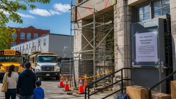 Quebec City elementary school students shifted after structural cracks force relocation