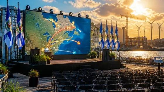 Quebec, Newfoundland and Labrador unveil tentative $50B clean-energy pact centered on Churchill Falls