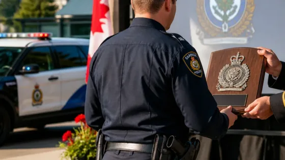 Saanich constable honoured with national lifetime road-safety award