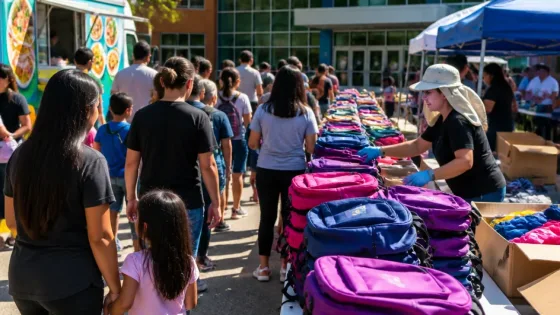 Surrey charity hands out 1,400 backpacks at annual back-to-school event