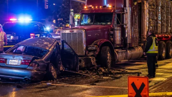 Surrey collision at 176 Street and 32 Avenue sends woman to hospital with critical injuries