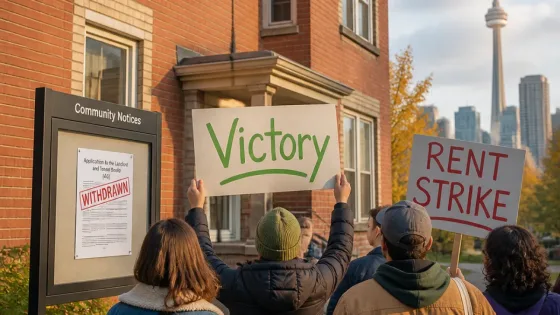 Toronto tenants end Parkdale rent strike after landlord withdraws retroactive rent increase