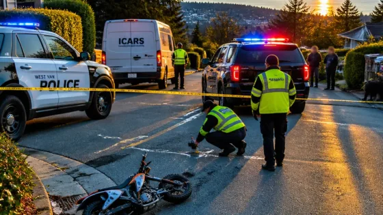 West Vancouver police seek witnesses after youth injured in e‑dirt bike collision
