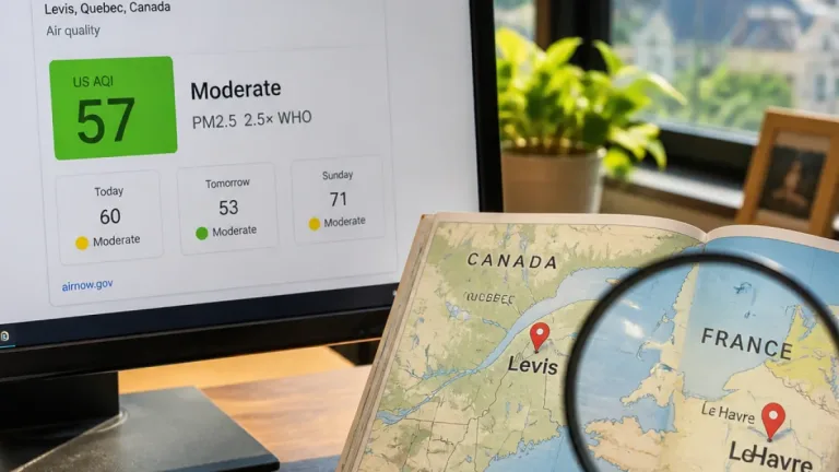 Air-quality update for Castelnau-de-Levis (France) may appear in searches by Levis residents