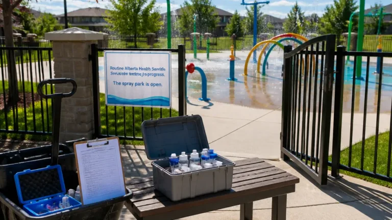Airdrie's Chinook Winds Spray Park reopens after AHS water tests and shock treatment