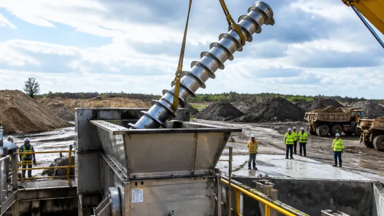 Ajax Equipment delivers new screw to boost UK Remediation feeder performance