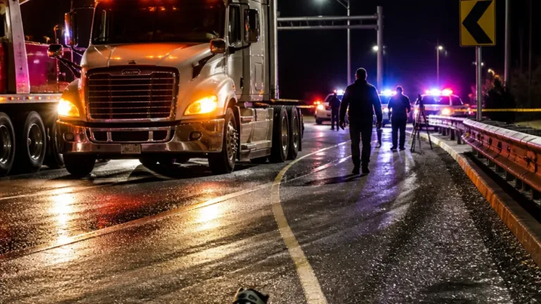 Ajax man, 28, killed after being struck by commercial truck near Salem Road