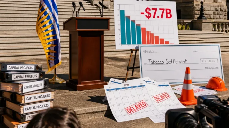 B.C. deficit narrowed to $7.7 billion as capital ‘slippage’ and a tobacco settlement boost books