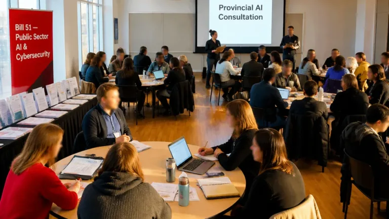 Brandon residents raise security, tracking and limits on AI at provincial consultation
