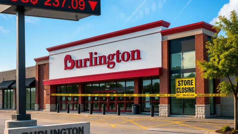 Burlington retail chain stock slips as analysts still see major upside amid store closures