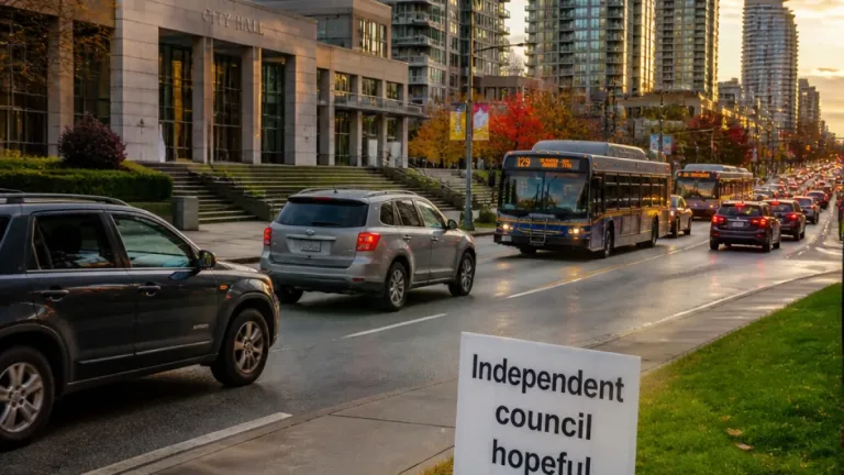 Burnaby council hopeful Philip Stojanovski highlights traffic and housing ahead of Oct. 17 vote