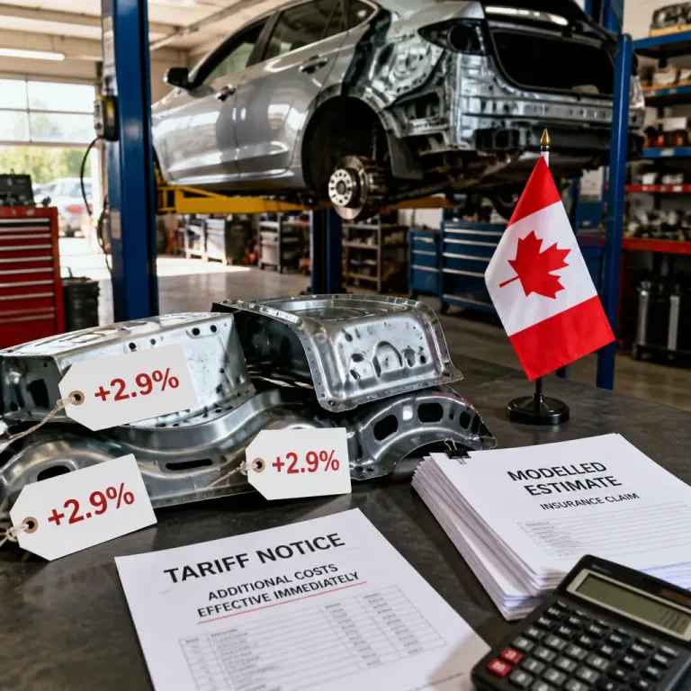 Canada’s counter‑tariffs omit autos, but US tariffs keep pressure on repair costs and premiums