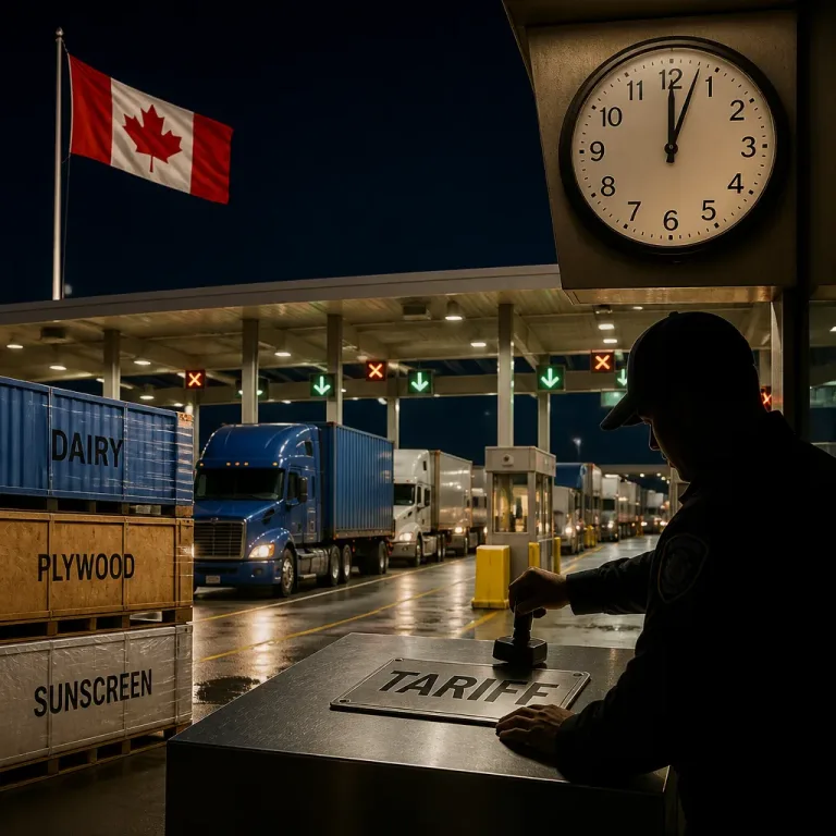 Canada enacts matching tariffs on US goods after Washington's 50% measures