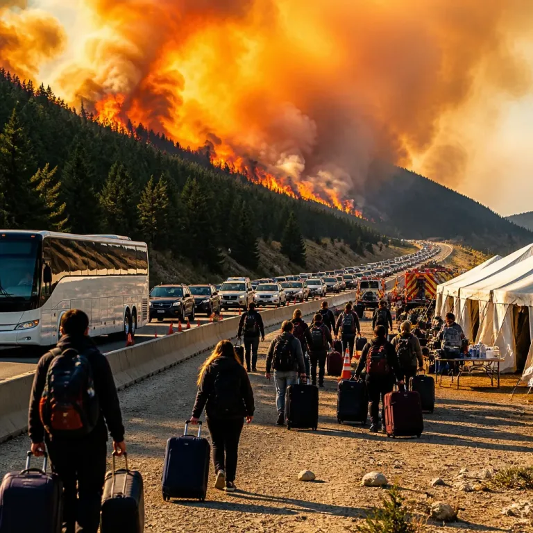 Federal help mobilized as fast-moving B.C. wildfires force tens of thousands to flee