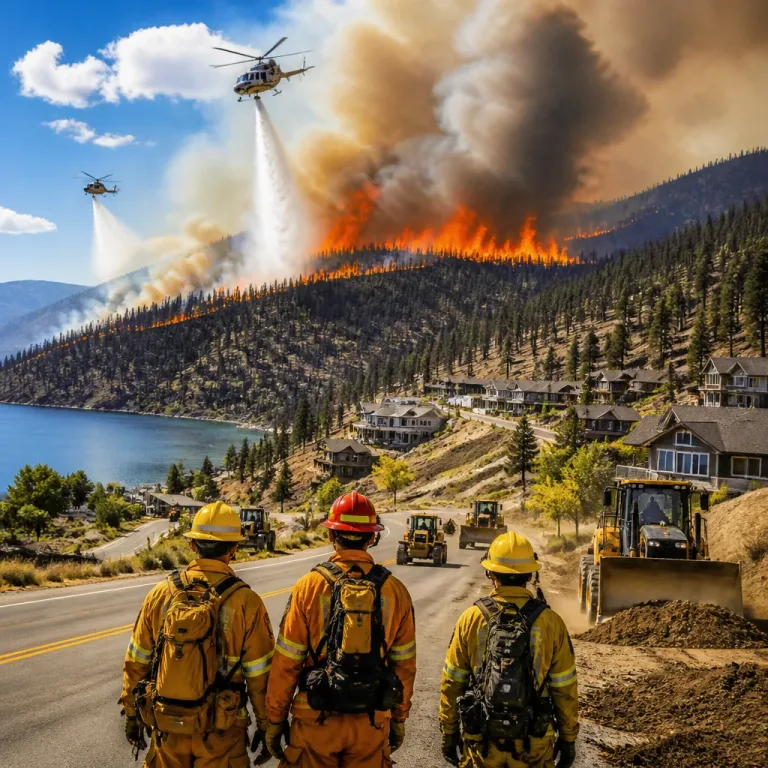 Bald Range wildfire forces 20,200 people from homes as Mexican crews join firefight