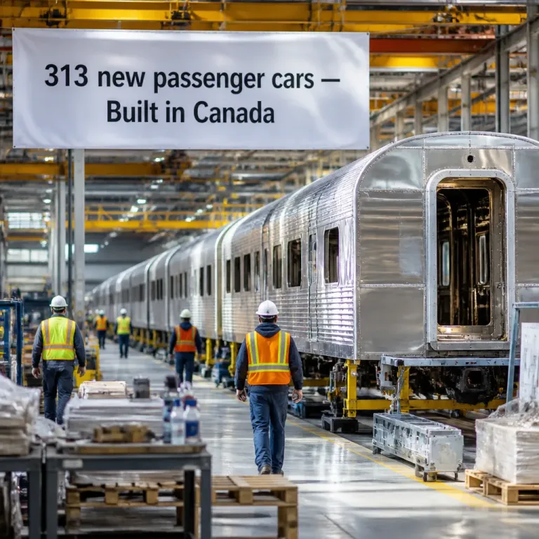 Ottawa commits $4.7B for 313 new Via Rail passenger cars to be built in Thunder Bay