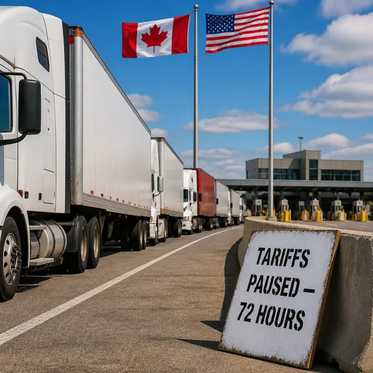 U.S. pauses planned 50% tariffs on Canadian goods for three days as talks continue