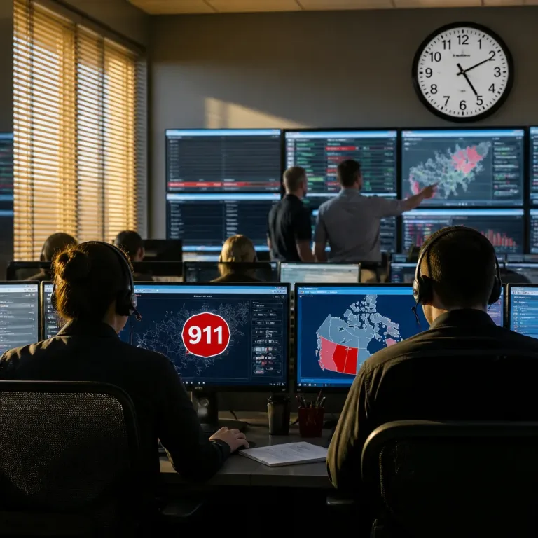 Intermittent 911 outages briefly disrupt emergency calls across multiple Canadian jurisdictions