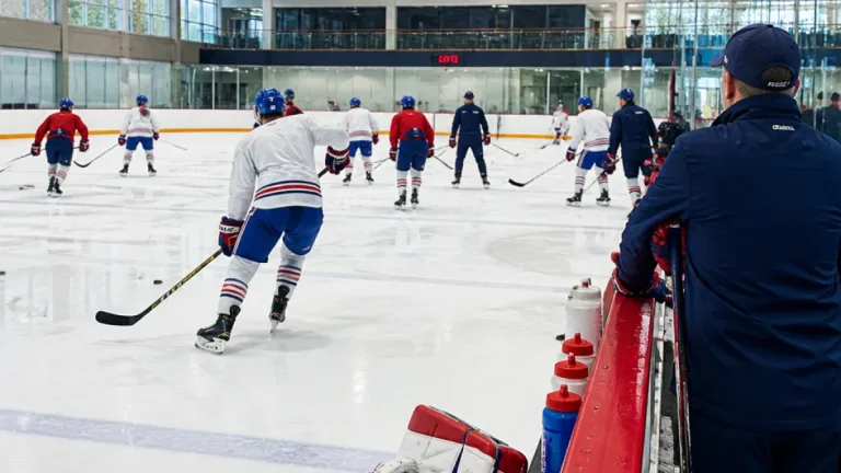 Canadiens prospects, stars on the ice in Brossard as training ramp-up begins
