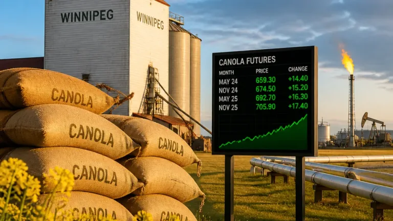 Canola futures rise as global oil shock lifts Prairie oilseed values