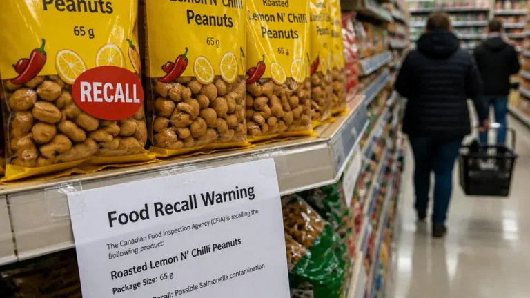 CFIA recalls Roasted Lemon N’ Chilli peanuts sold in Ontario over salmonella test results