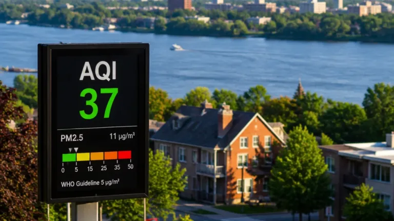 Chateauguay sees mostly good air but PM2.5 slightly above WHO annual guideline