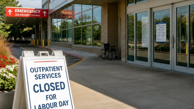 Chatham hospitals adjust outpatient services for Labour Day; ERs, dialysis remain open