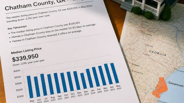 Chatham housing data from U.S. report shows modest May dip — not Chatham, Ont. market