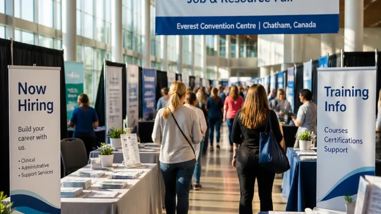 Chatham job fair brings about 50 healthcare opportunities to Everest Convention Centre